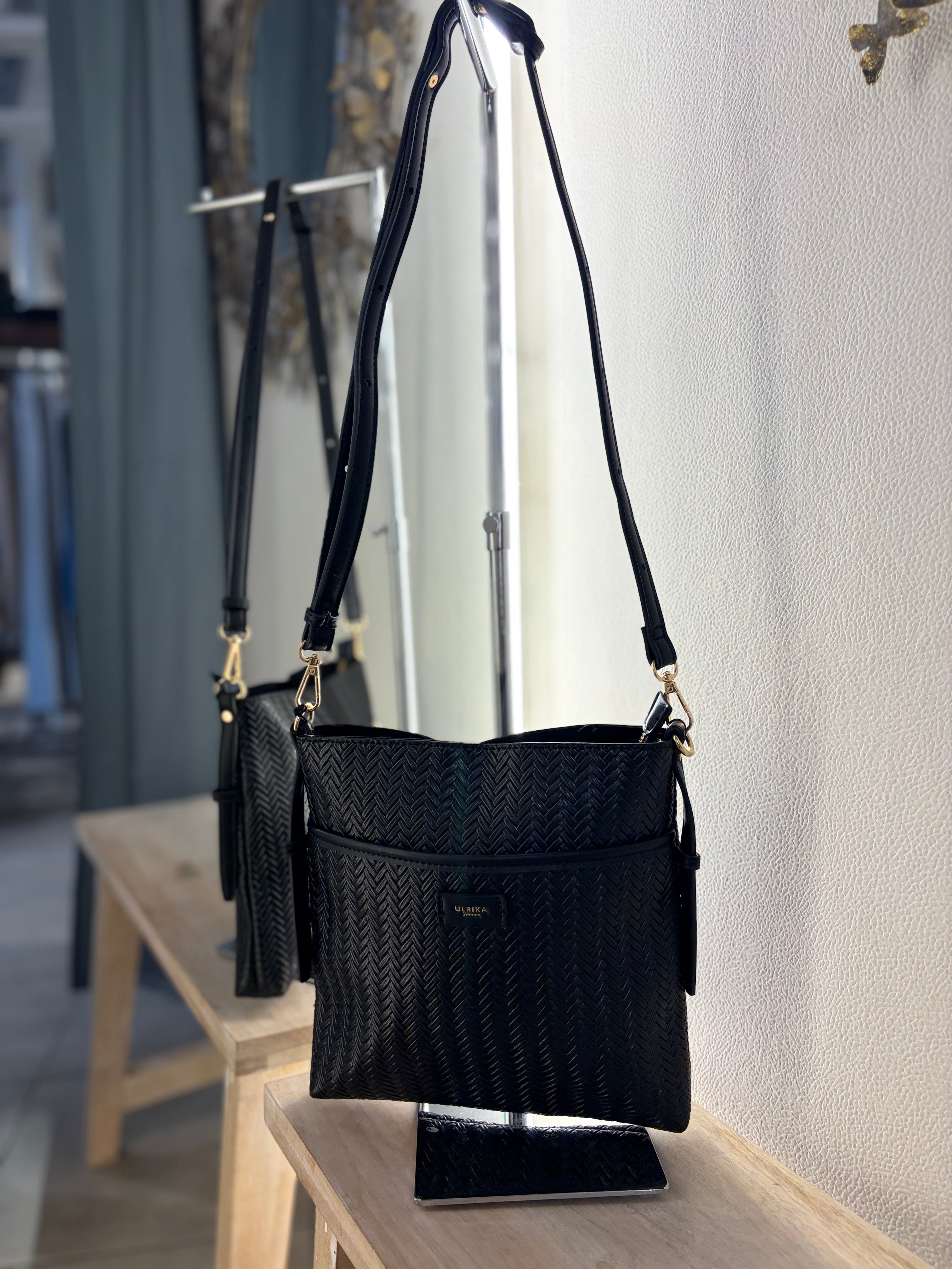 Väska flätad shopper