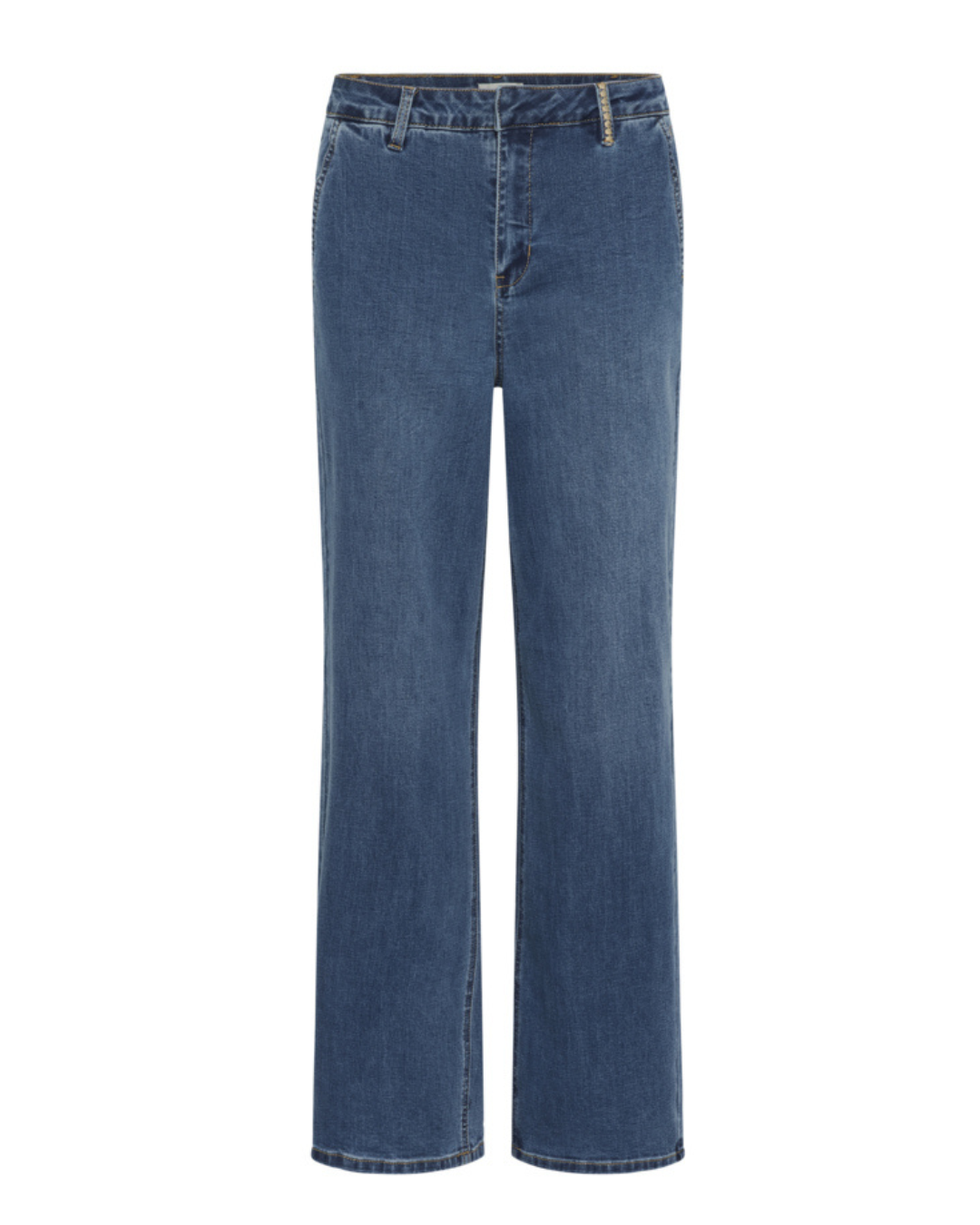 Crvisti emb straight leg pant